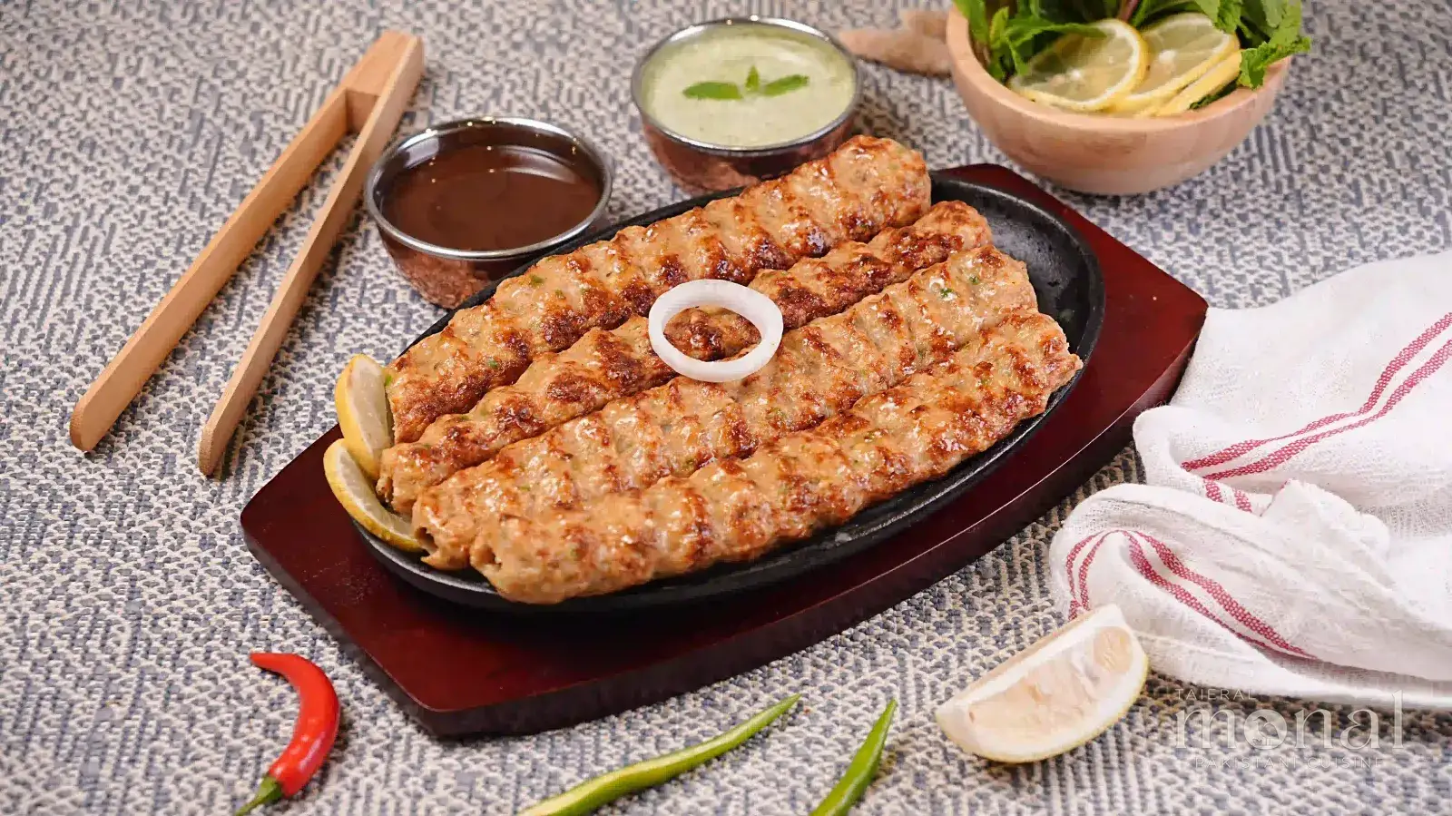 Chicken seekh kabab at Taier Al Monal, Abu Shaghara, Sharjah
